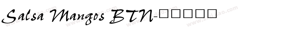 Salsa Mangos BTN字体转换